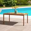 Alaterre Furniture Okemo Acacia Wood Outdoor Dining Table ANOK01ANO